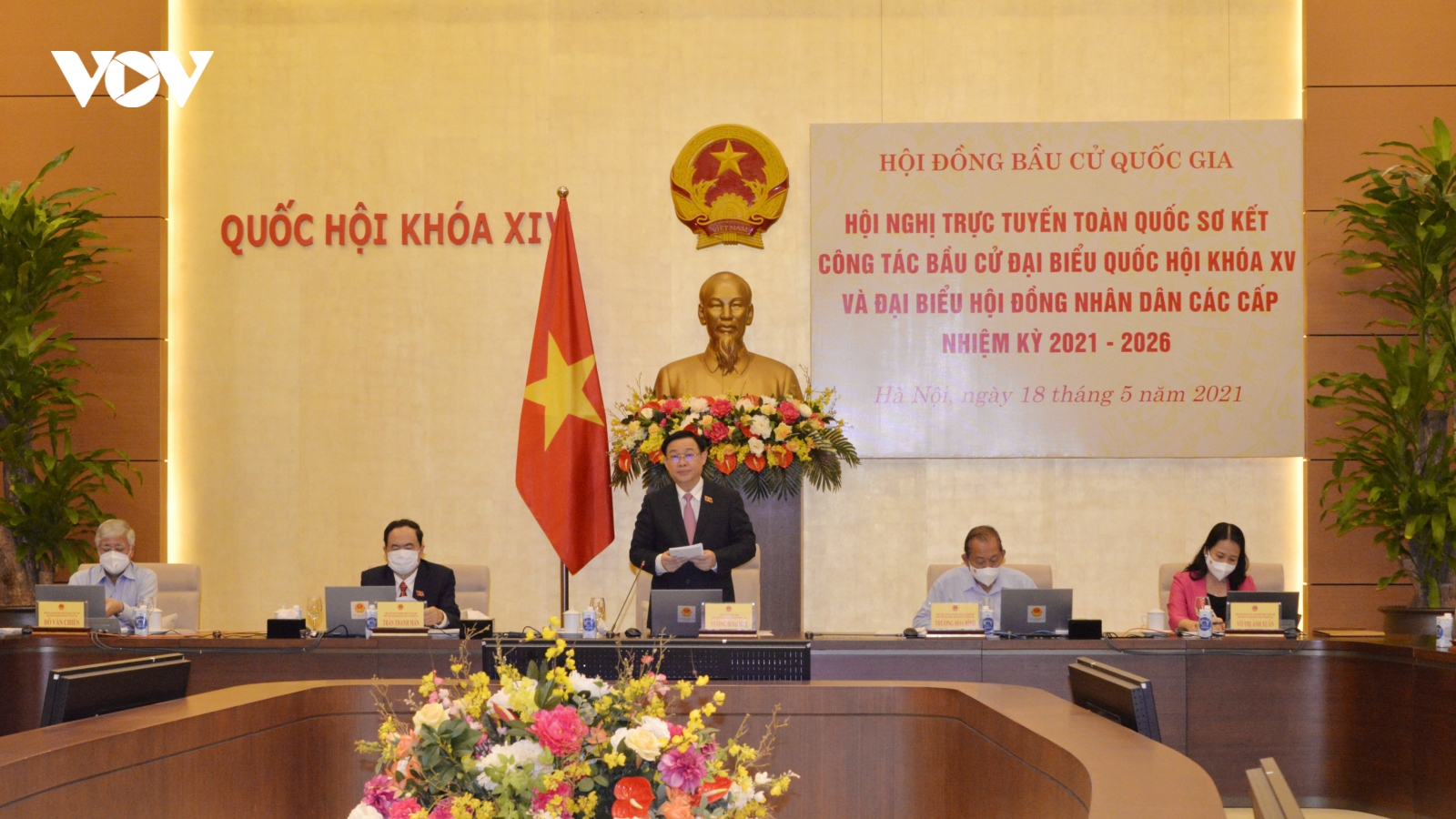 Hội nghị toàn quốc về bầu cử: Các địa phương “nóng” covid-19 nêu biện pháp ứng phó