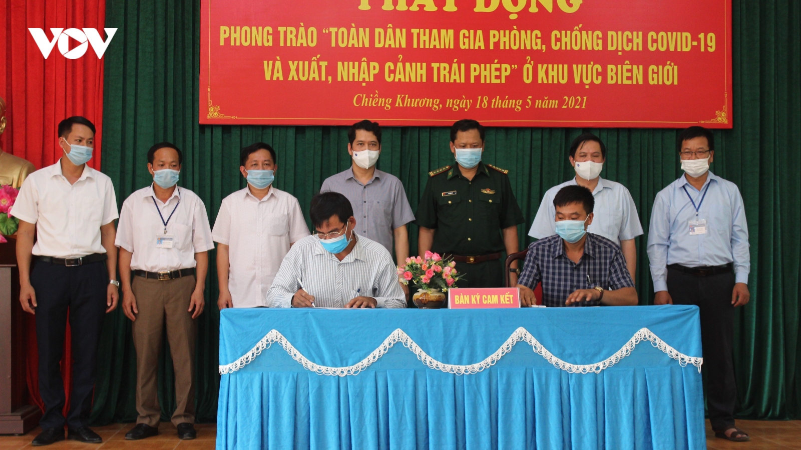 Sơn La phát động phong trào toàn dân phòng chống Covid-19 và xuất nhập cảnh trái phép