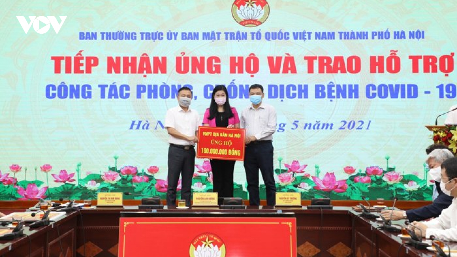 Hà Nội tiếp nhận ủng hộ hơn 12,5 tỷ đồng phòng, chống dịch Covid-19