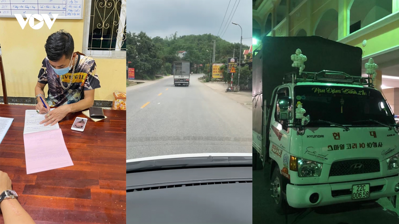 Xử lý xe tải cố tình không nhường đường cho xe cấp cứu