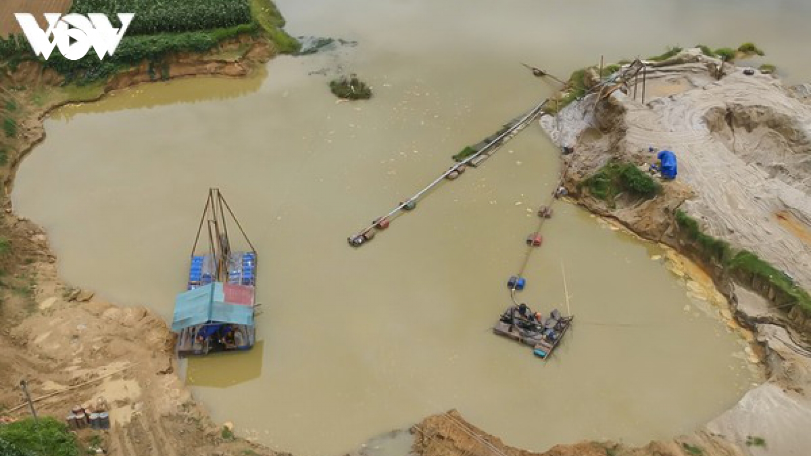 Yêu cầu công khai giấy phép khai thác cát, sỏi lòng sông để người dân giám sát