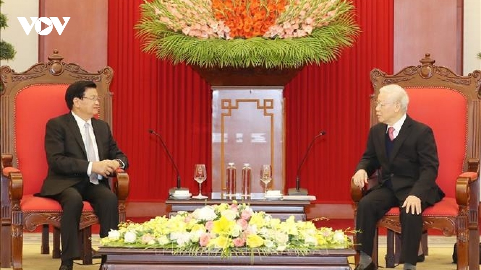 Tổng Bí thư, Chủ tịch Lào Thongloun Sisoulith gửi Thư cảm ơn Tổng Bí thư, Chủ tịch nước ta