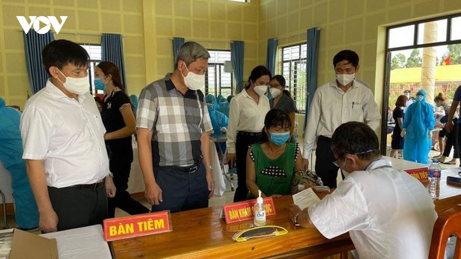 Lục Nam, Bắc Giang tiêm 8.500 liều vaccine COVID-19 trong đợt đầu