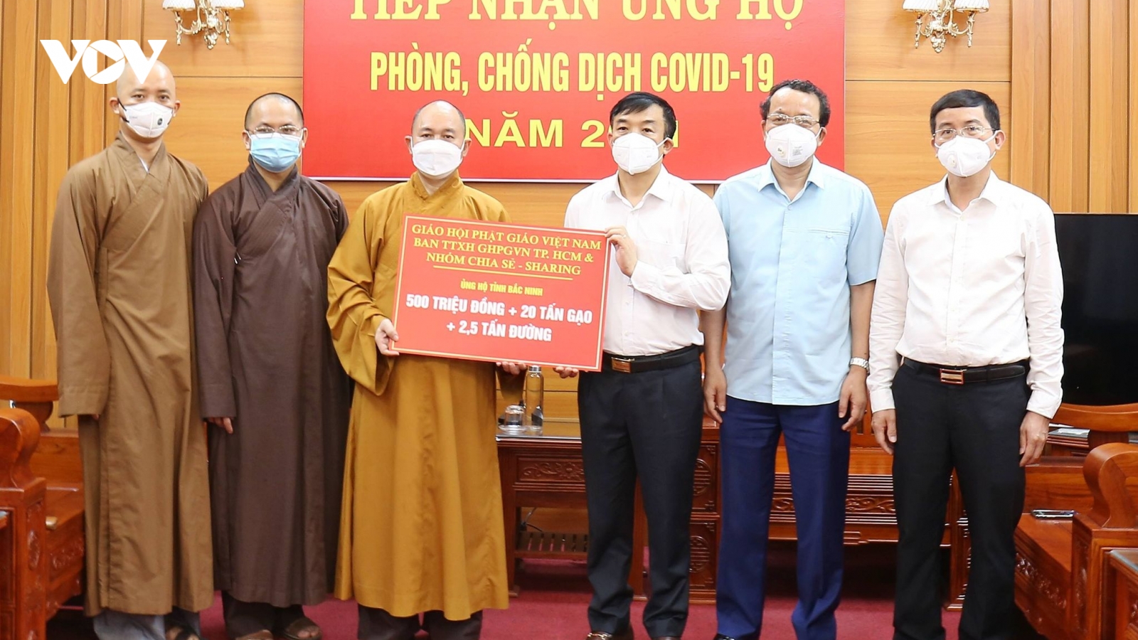 GHPGVN chung tay cùng Bắc Giang và Bắc Ninh chống dịch COVID-19