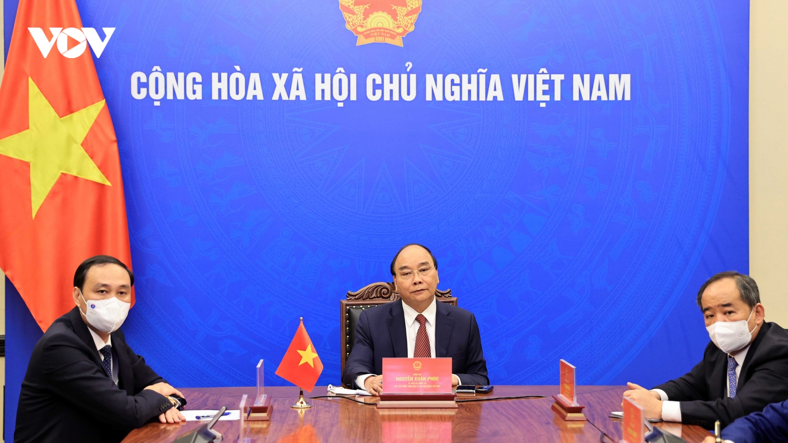 Chủ tịch nước kêu gọi doanh nghiệp Hàn Quốc hỗ trợ Việt Nam phòng, chống COVID-19