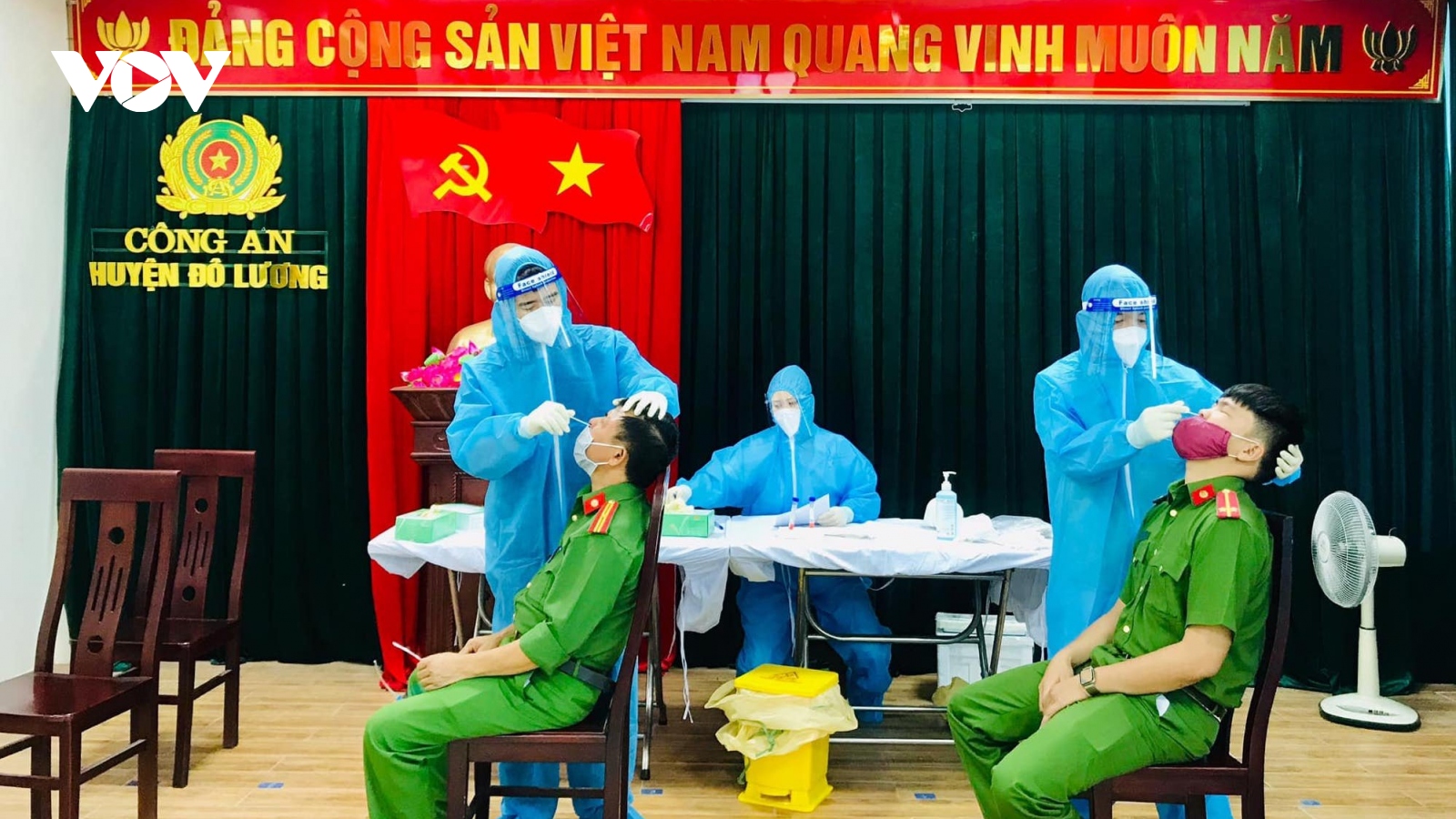 Phong tỏa trụ sở Công an huyện Đô Lương (Nghệ An) vì cán bộ mắc Covid-19