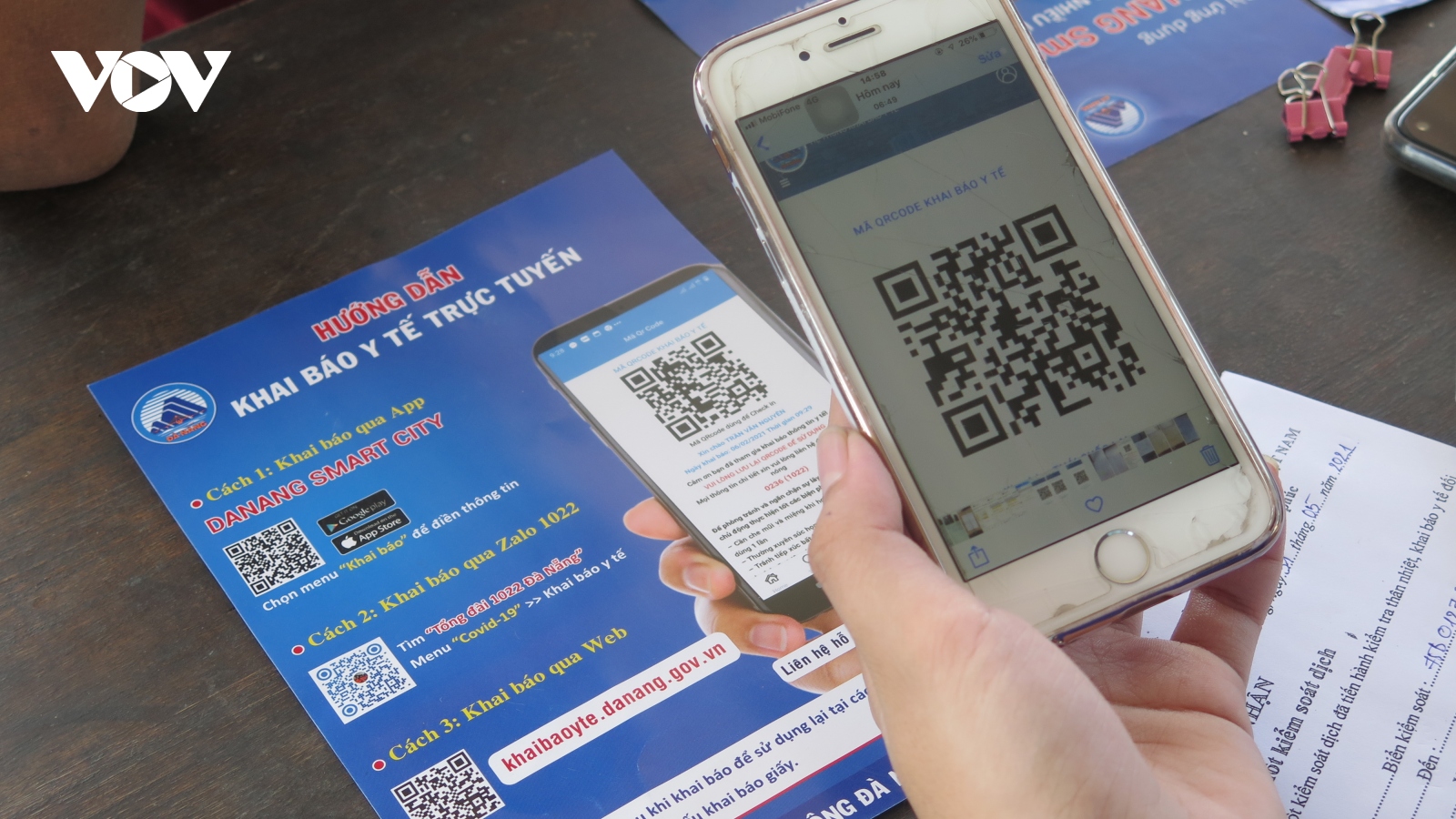 Đà Nẵng tầm soát người đến từ vùng dịch qua QR Code