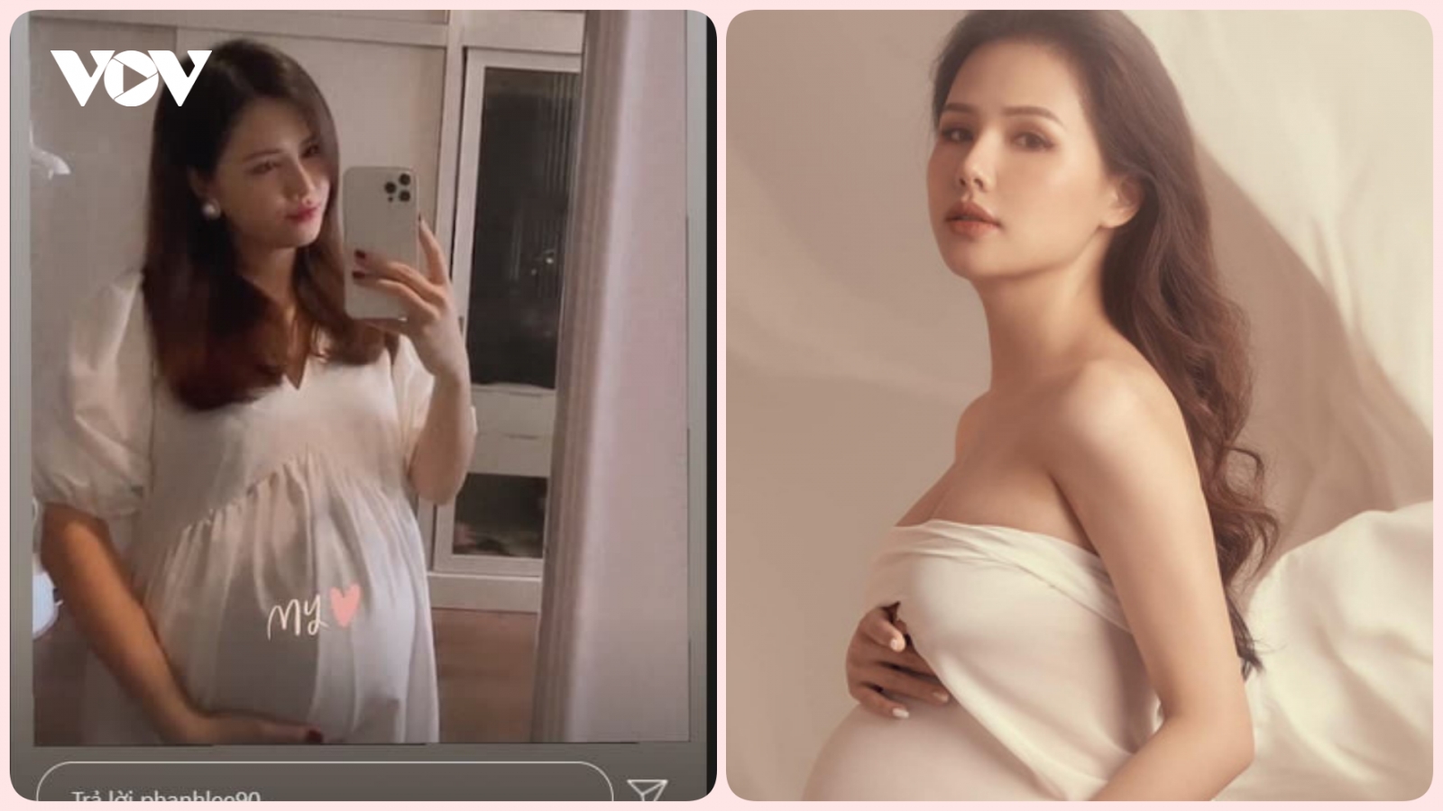 Chuyện showbiz: Phanh Lee khoe ảnh bụng bầu