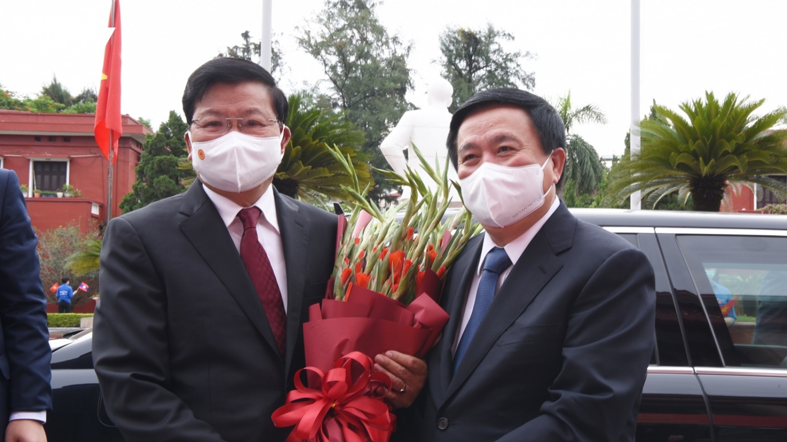 Tổng Bí thư, Chủ tịch nước Lào nói chuyện tại Học viện Chính trị Quốc gia HCM