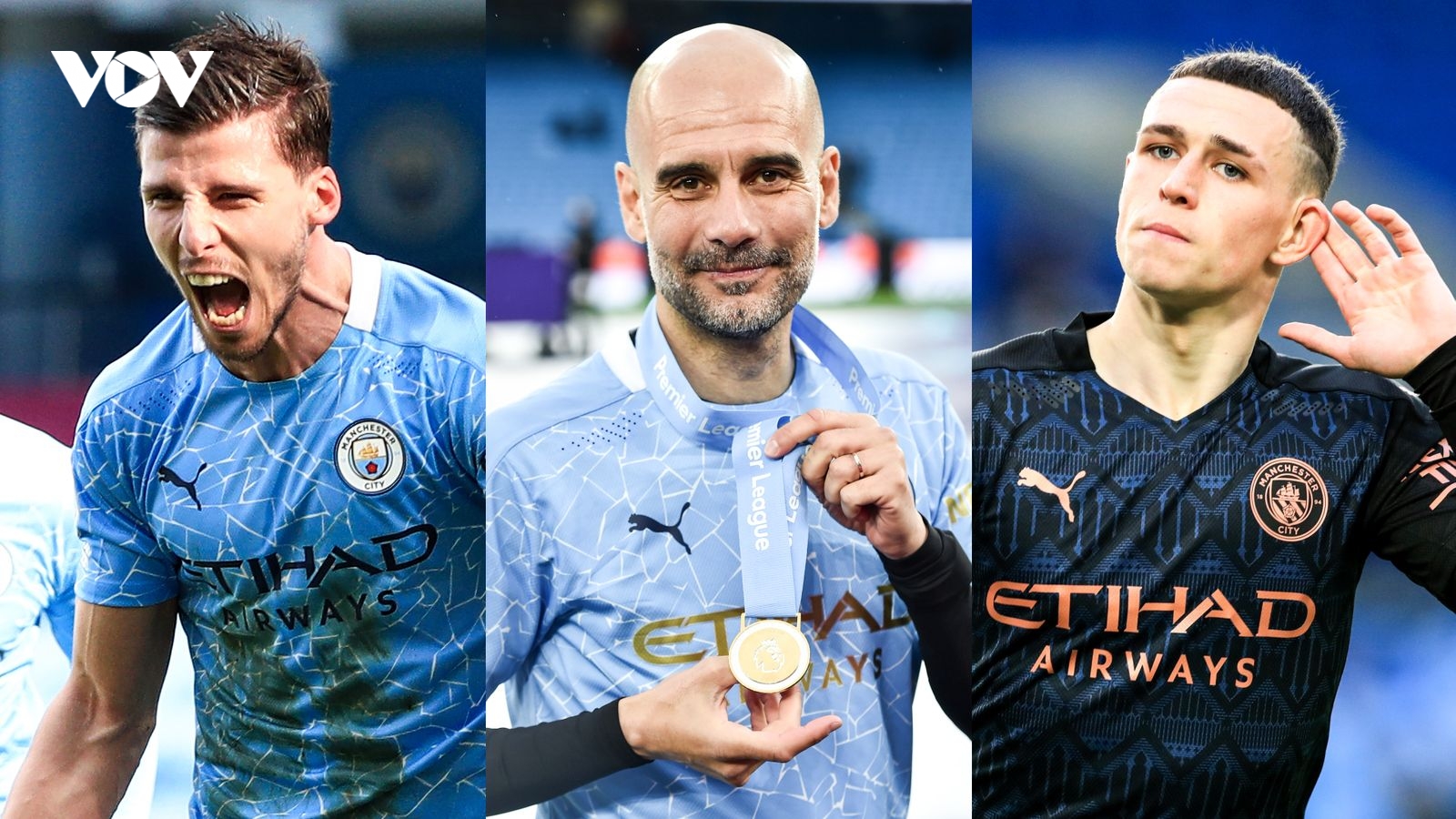 Man City lập hat-trick danh hiệu cá nhân của Premier League 2020/2021