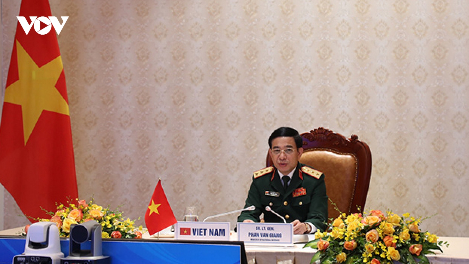Bộ trưởng Phan Văn Giang: Chính sách quốc phòng Việt Nam mang tính chất hòa bình và tự vệ