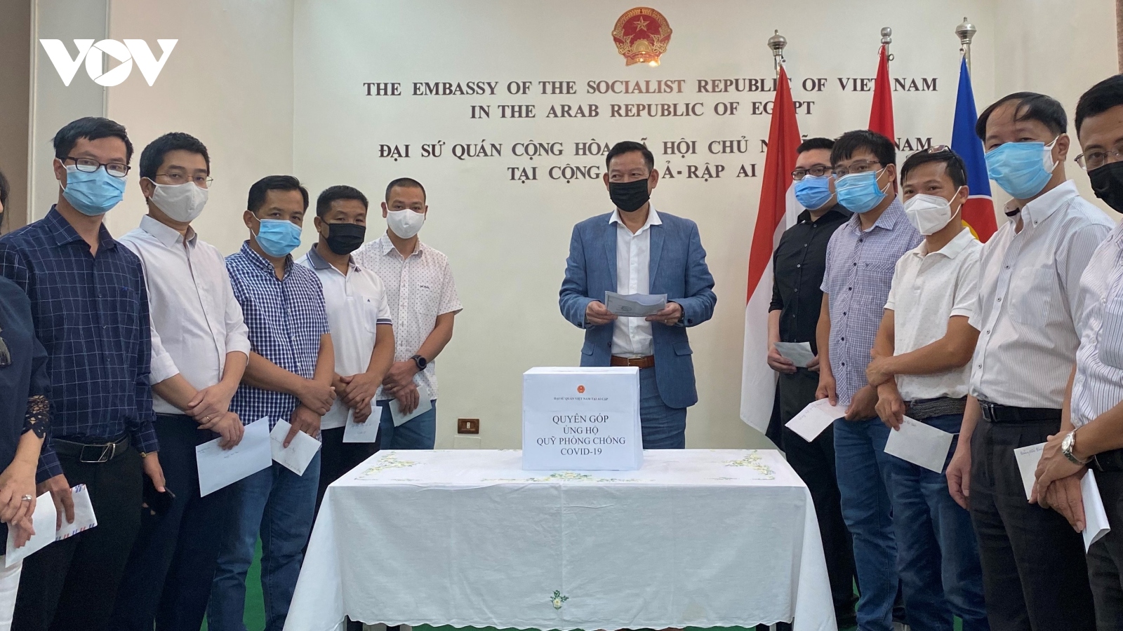 Cộng đồng người Việt tại Ai Cập chung tay ủng hộ Quỹ vaccine phòng chống Covid-19