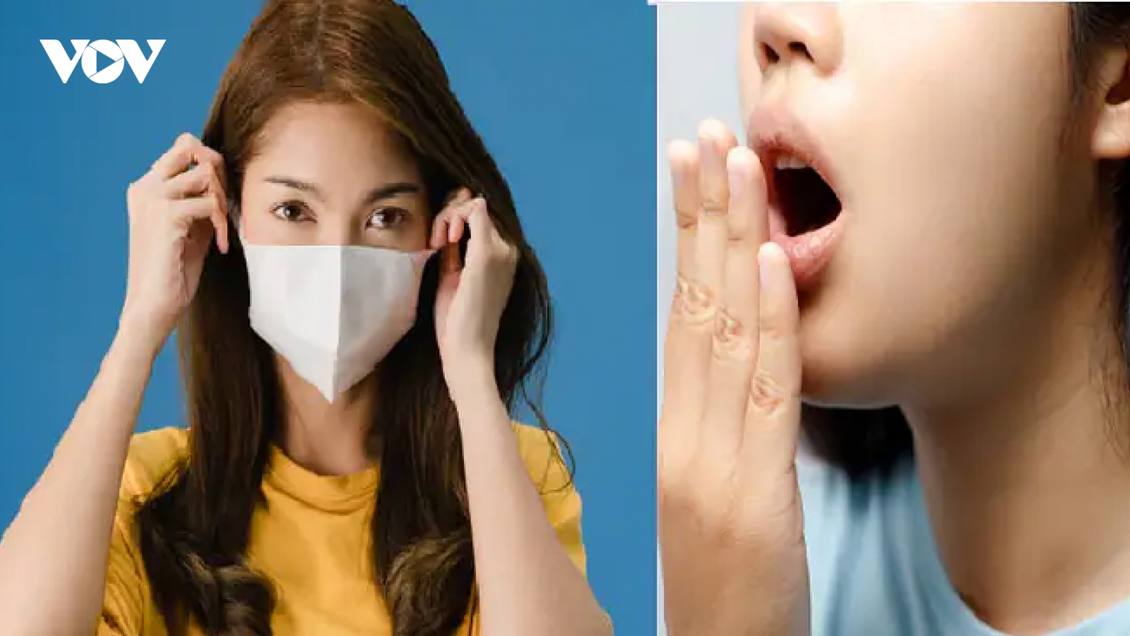 Để hơi thở không có mùi khó chịu khi đeo khẩu trang thời gian dài