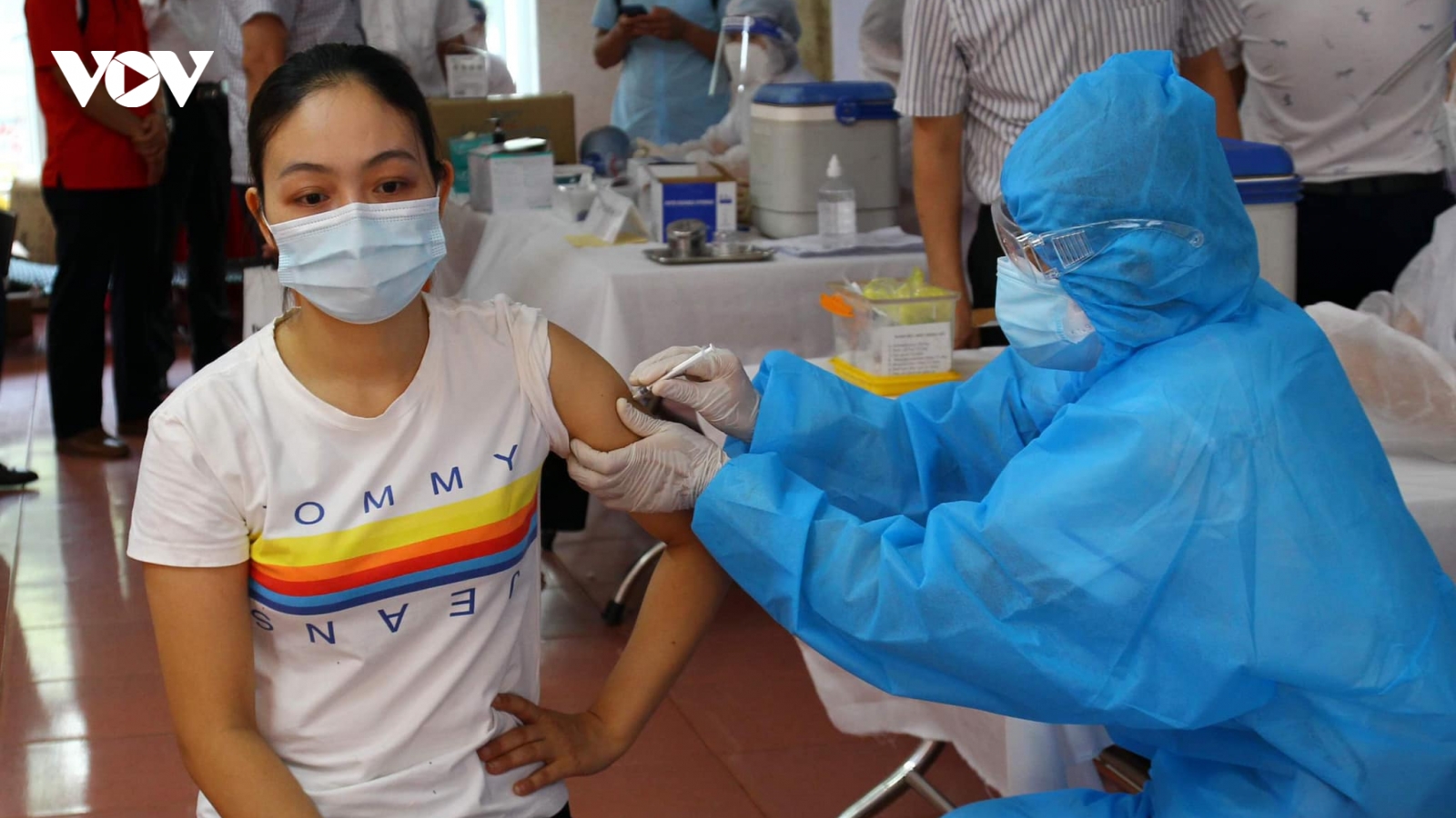 Bắc Giang hoàn thành tiêm 150.000 liều vacccine trong 5 ngày