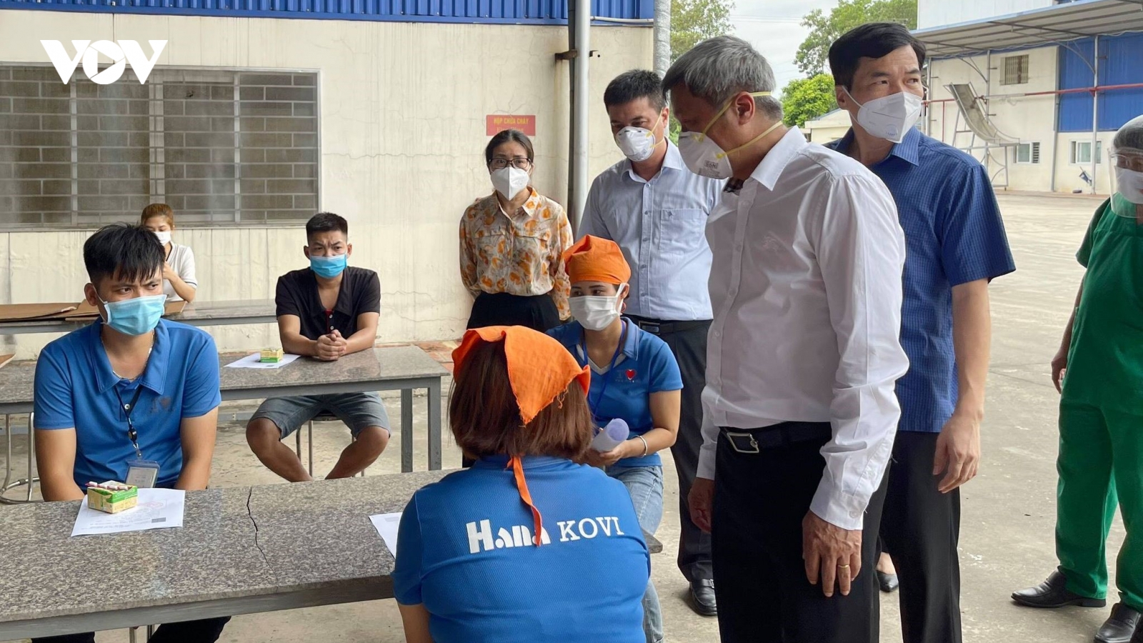 5.500 công nhân ở huyện Tân Yên, Bắc Giang đã được tiêm vaccine COVID-19
