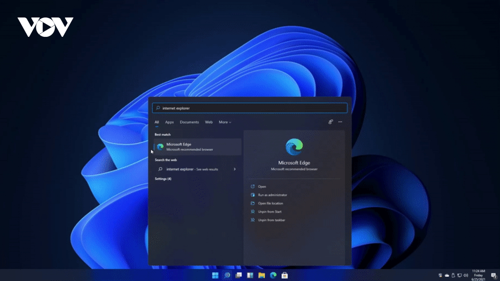 Microsoft nói lời tạm biệt Internet Explorer trong Windows 11