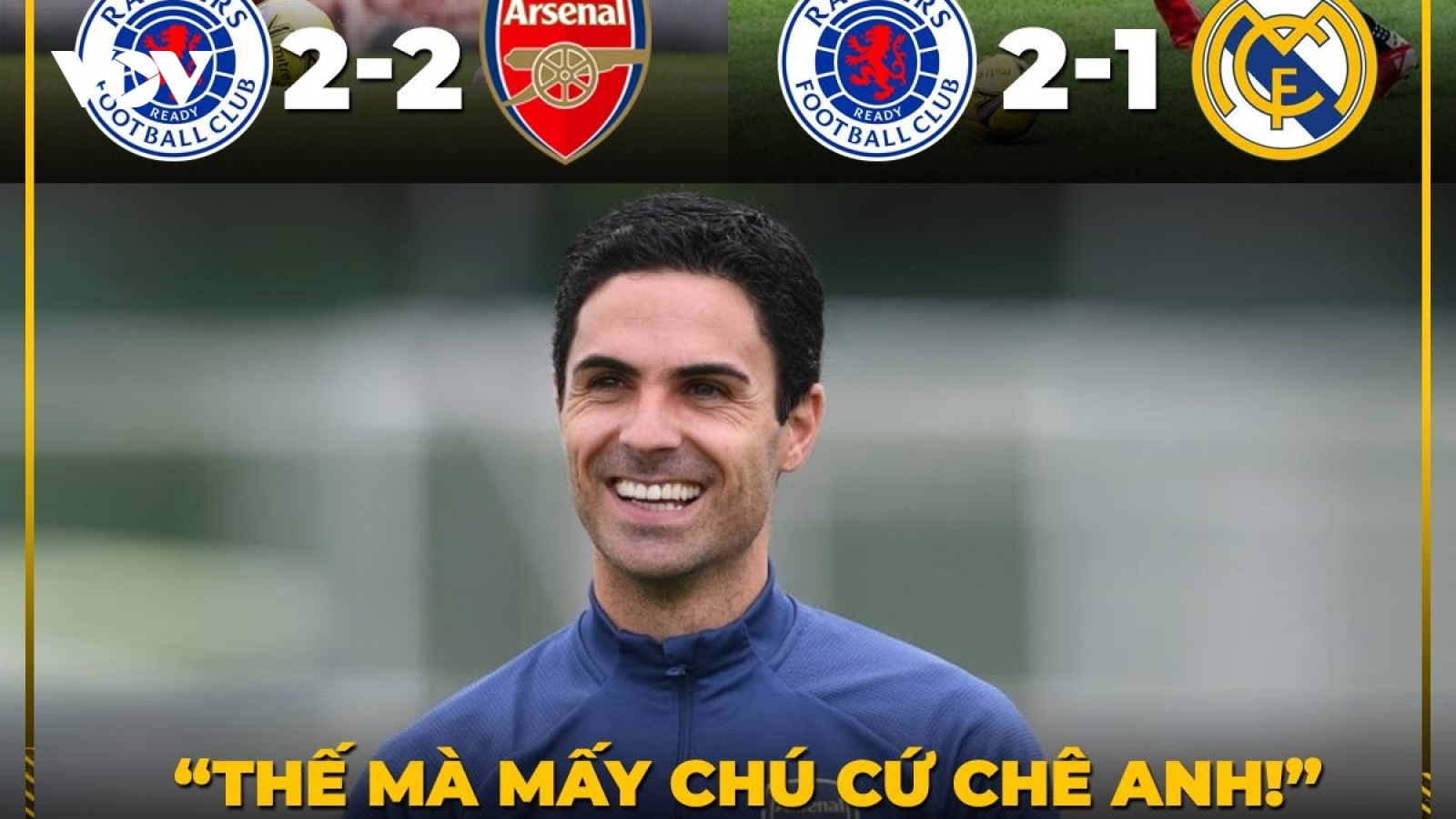 Biếm họa 24h: HLV Arteta "hả hê" khi Real Madrid thất bại