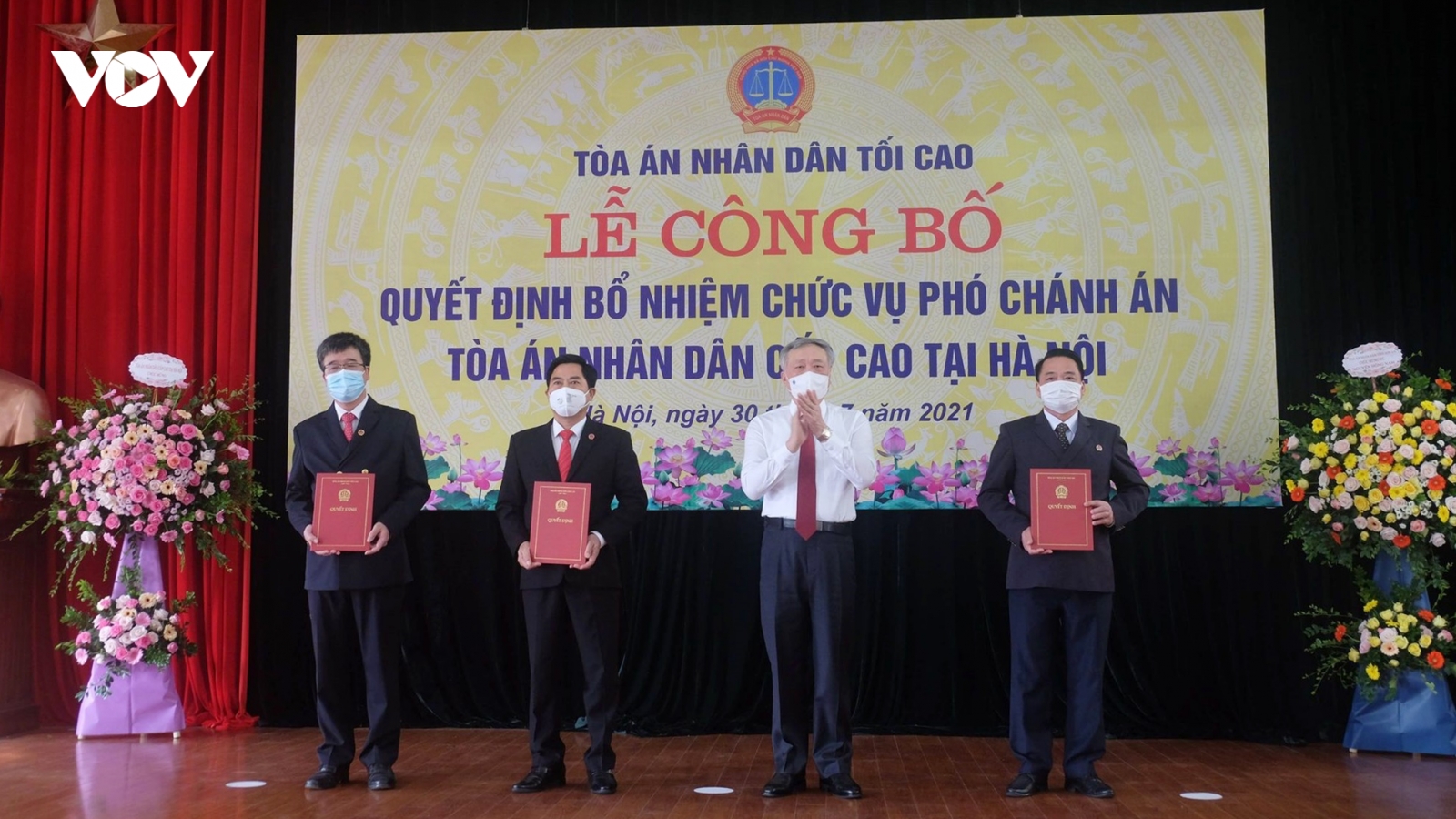 Bổ nhiệm 3 Phó Chánh án Tòa án Nhân dân Cấp cao tại Hà Nội