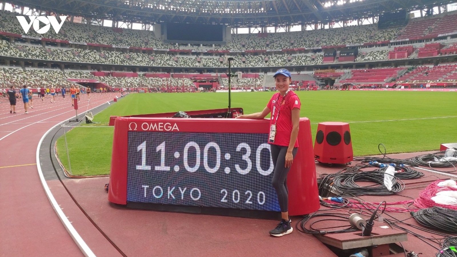 Quách Thị Lan làm quen sân thi đấu, sẵn sàng cho thử thách ở Olympic Tokyo