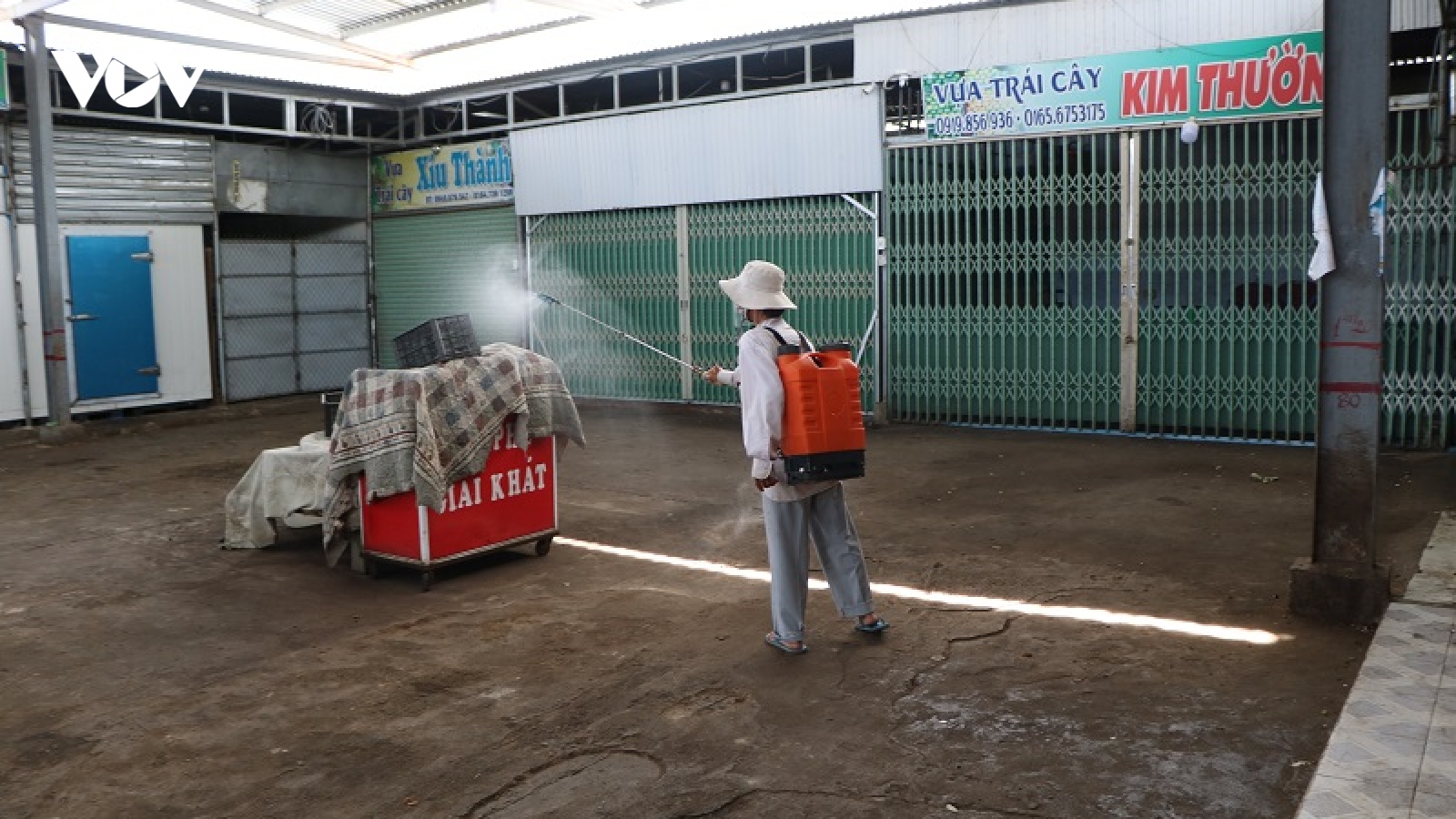 Ninh Thuận tiếp tục tạm ngưng hoạt động chợ nông sản lớn nhất