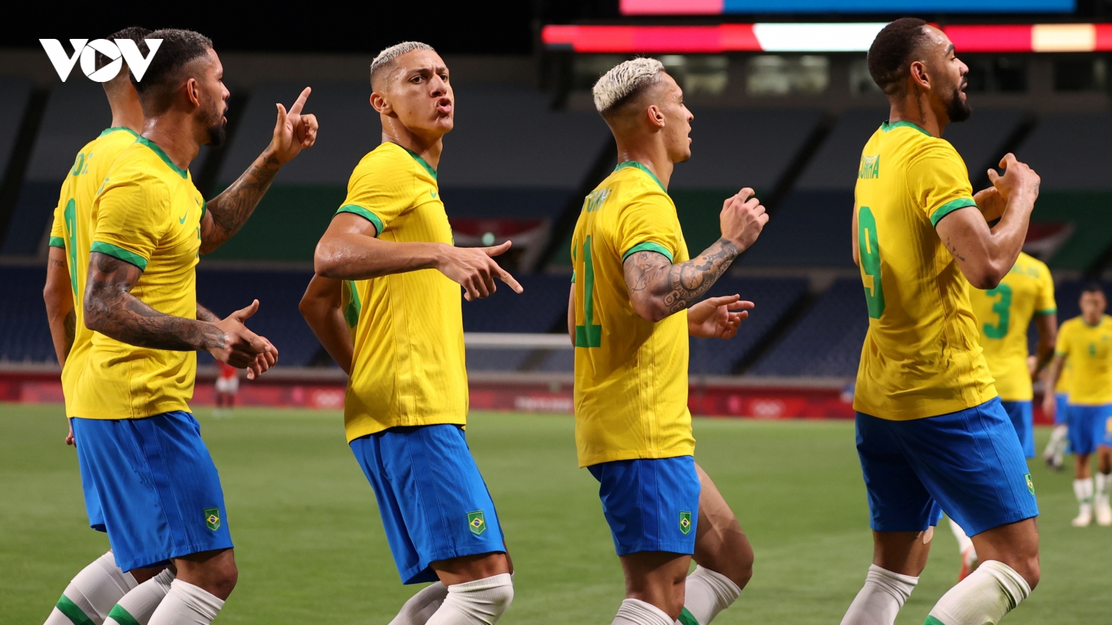 Thắng dễ Ai Cập, Brazil vào bán kết bóng đá nam Olympic Tokyo 2020