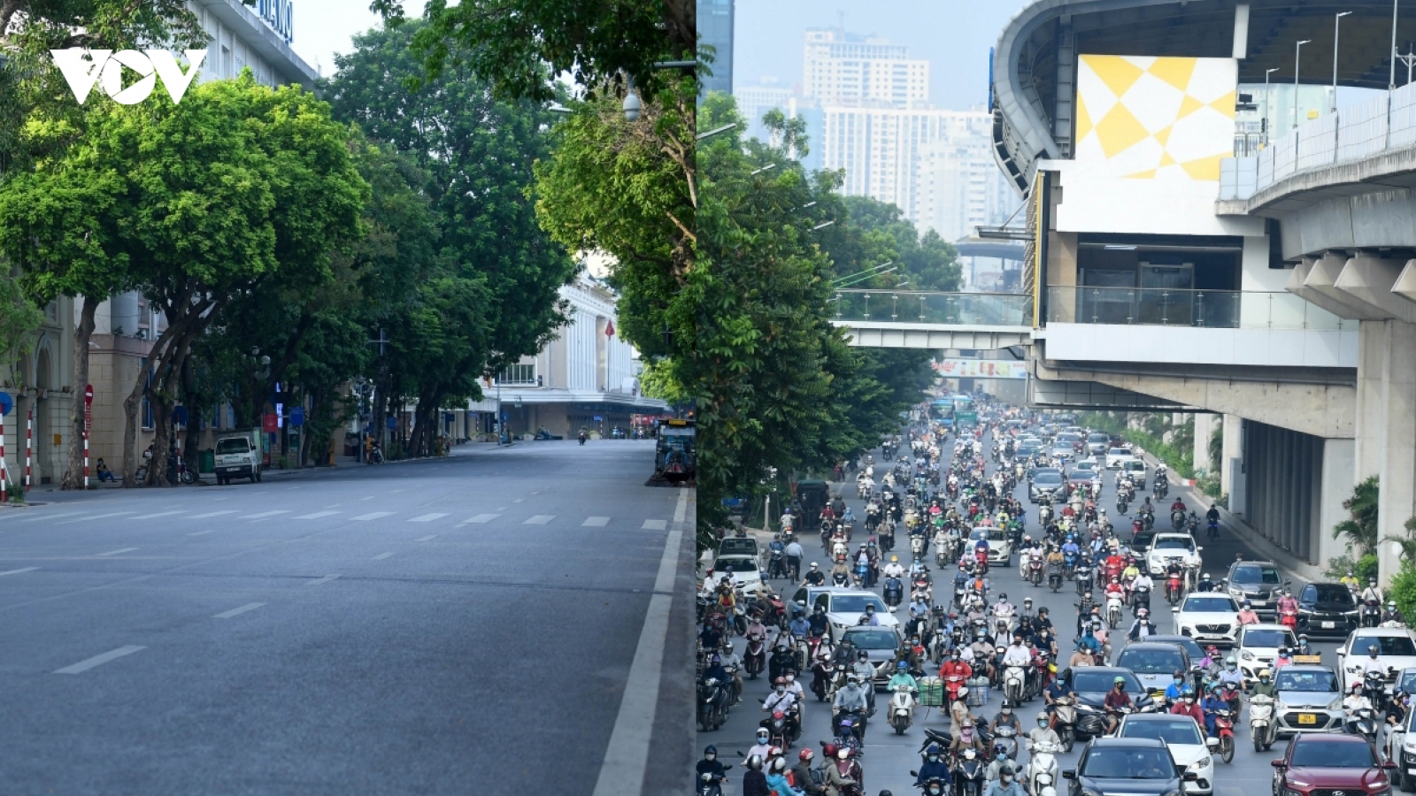 First day of social distancing rules in Hanoi sees mixed reaction 