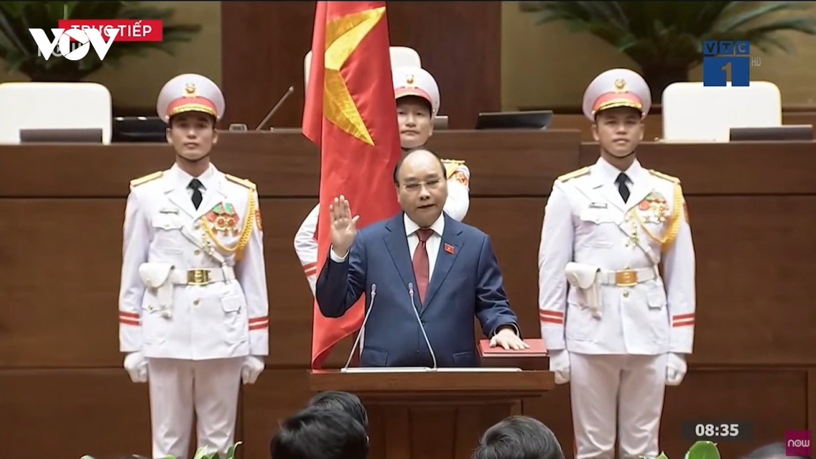 Chủ tịch nước Nguyễn Xuân Phúc tuyên thệ và phát biểu nhậm chức