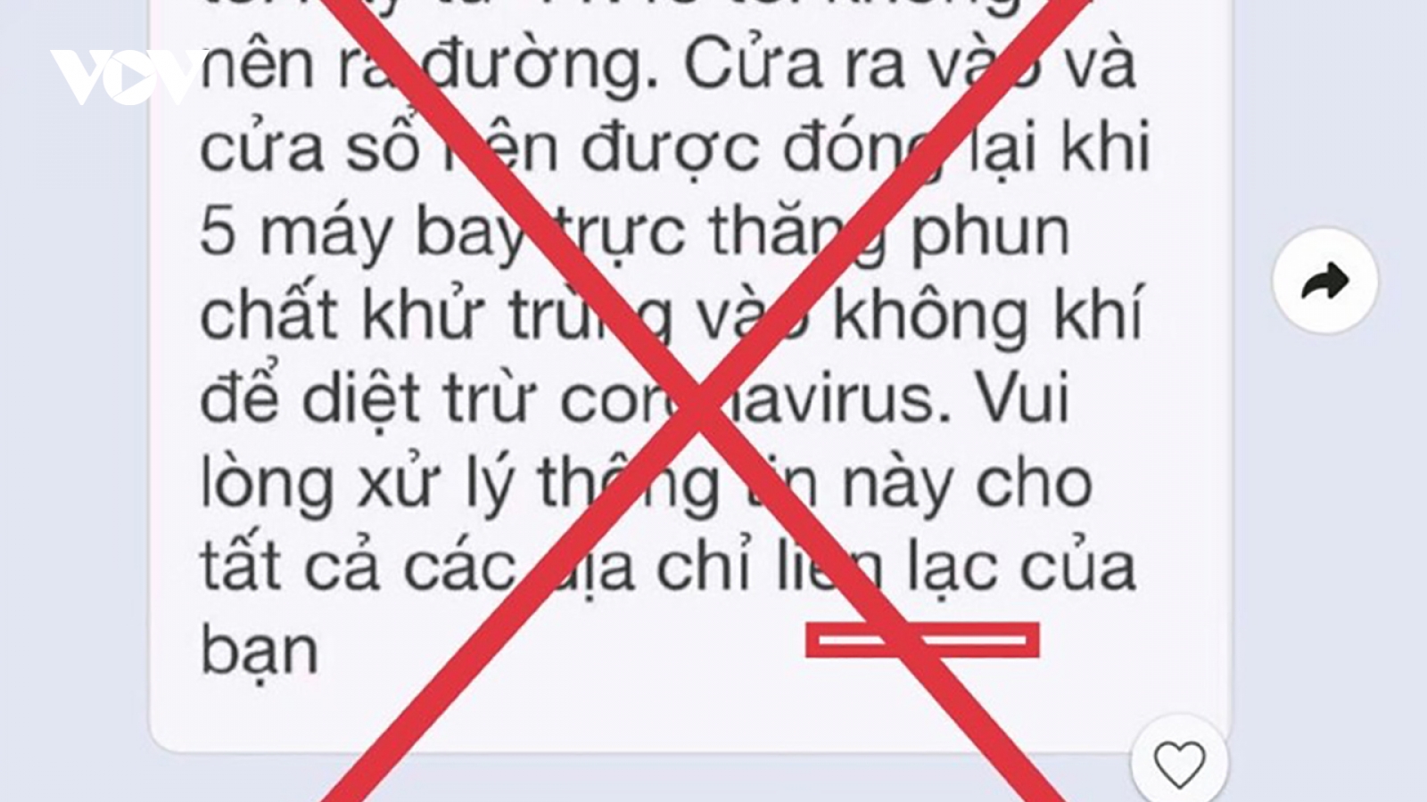 TP.HCM bác thông tin sử dụng 5 trực thăng phun chất khử trùng vào không khí