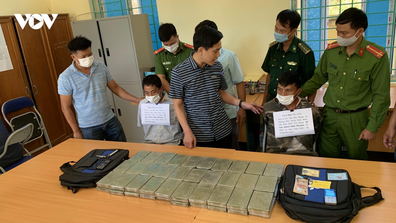 Công an Điện Biên phá chuyên án ma túy lớn, thu 60 bánh heroin