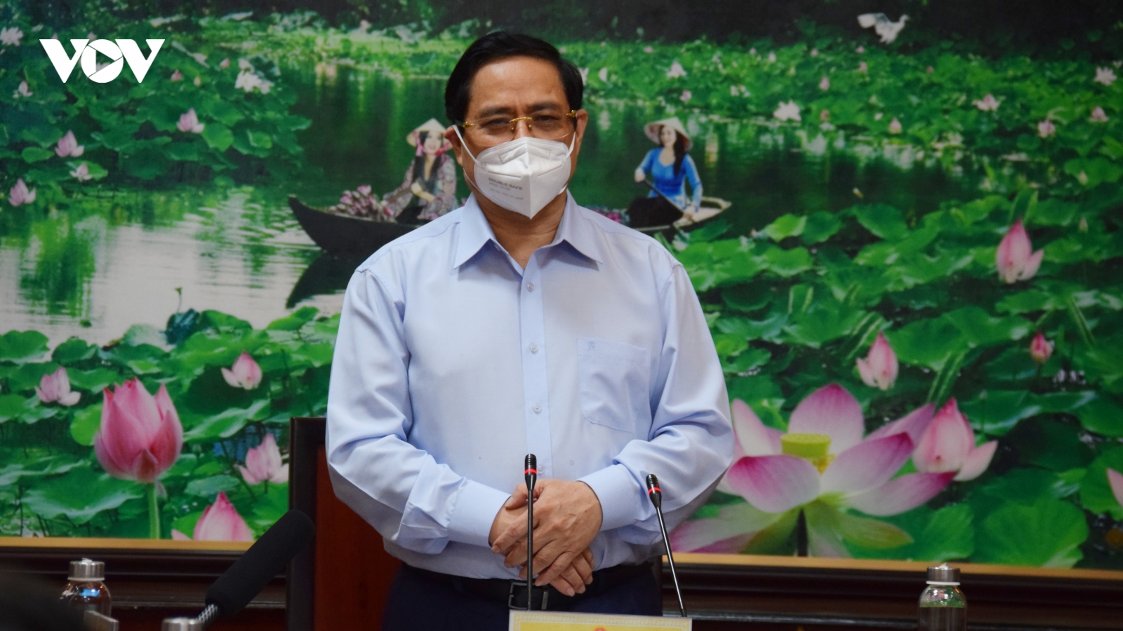 Thủ tướng làm việc với UBND tỉnh Long An về công tác phòng chống dịch Covid-19