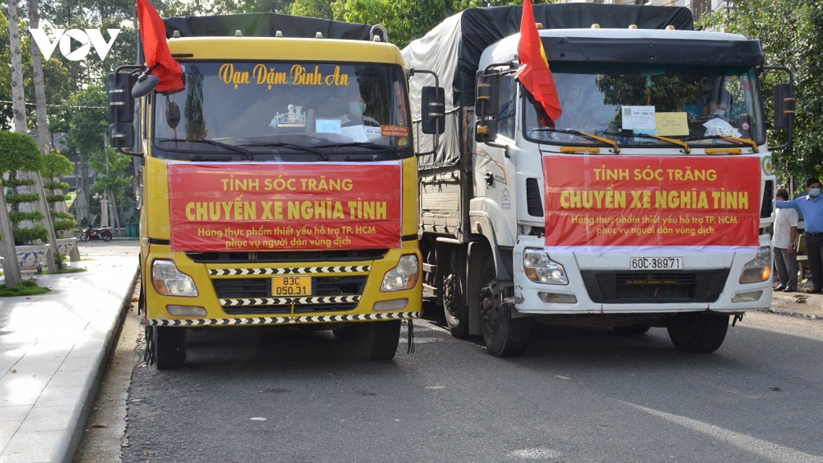 Sóc Trăng chuyển gần 40 tấn hàng thiết yếu hỗ trợ đồng bào TP.HCM