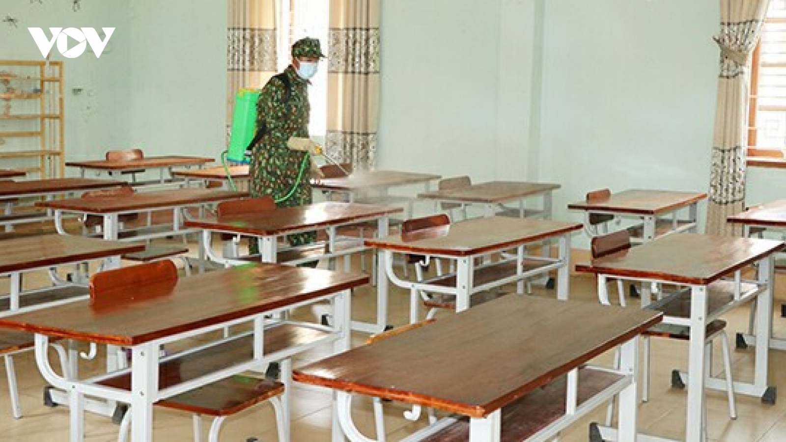 Tất cả các điểm thi tốt nghiệp THPT ở Sơn La được phun khử khuẩn