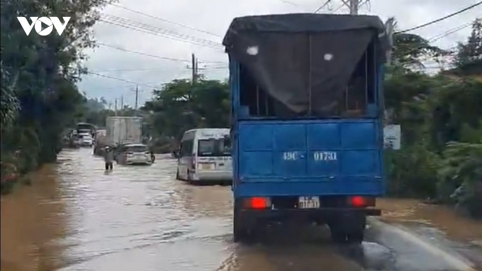 Mưa lớn kéo dài gây ngập cục bộ nhiều khu vực ở Lâm Đồng