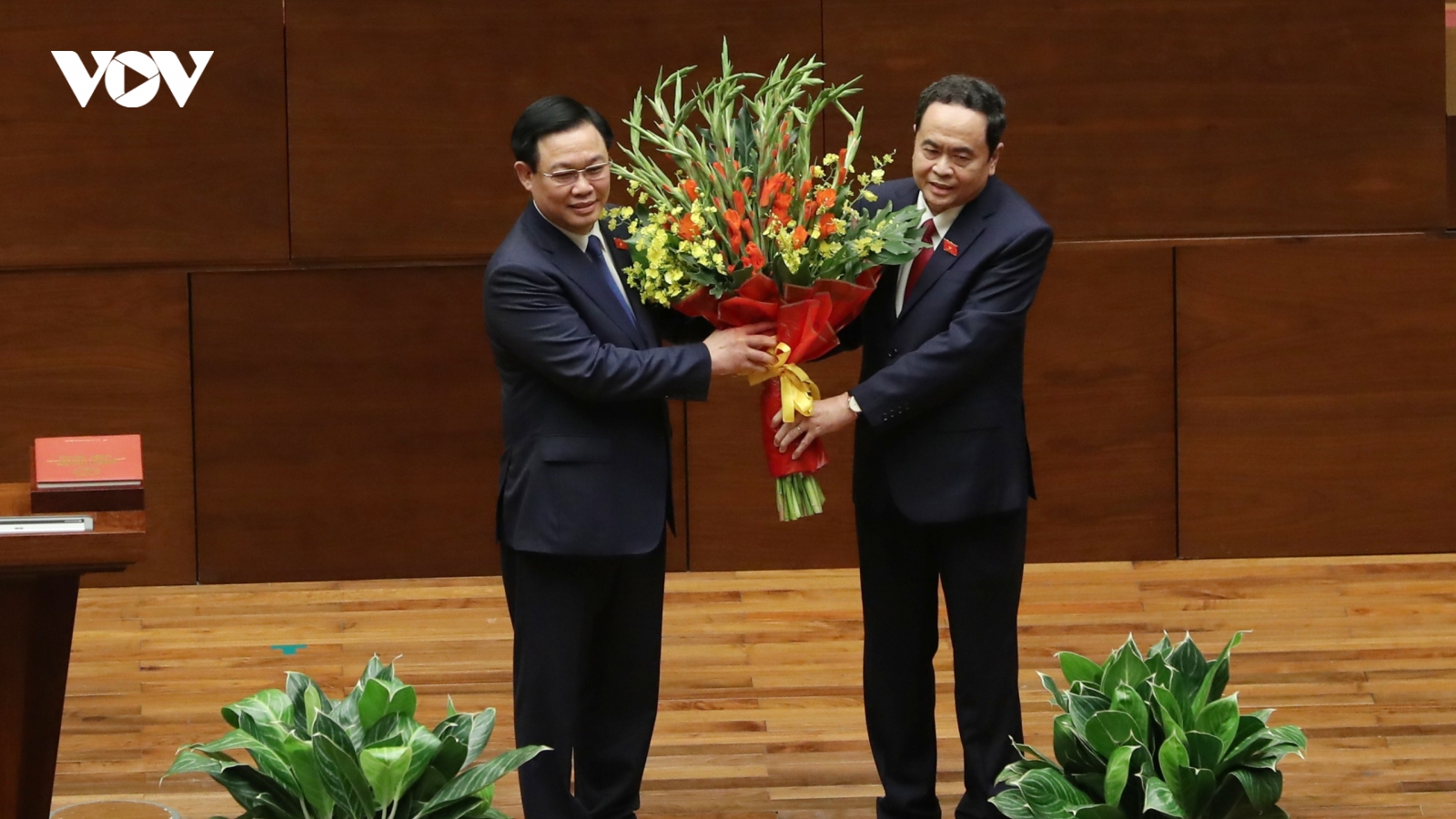 Chủ tịch Quốc hội Vương Đình Huệ nhận được sự tín nhiệm cao của đại biểu