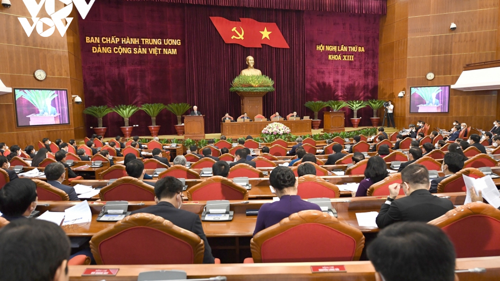 Toàn cảnh Hội nghị lần thứ 3 Ban Chấp hành Trung ương Đảng khóa XIII