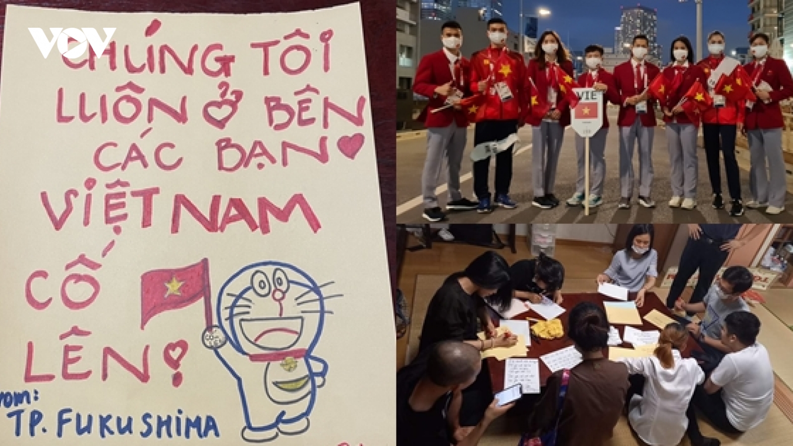 Kiều bào Nhật Bản "tiếp lửa" cho đoàn thể thao Việt Nam dự Olympic Tokyo