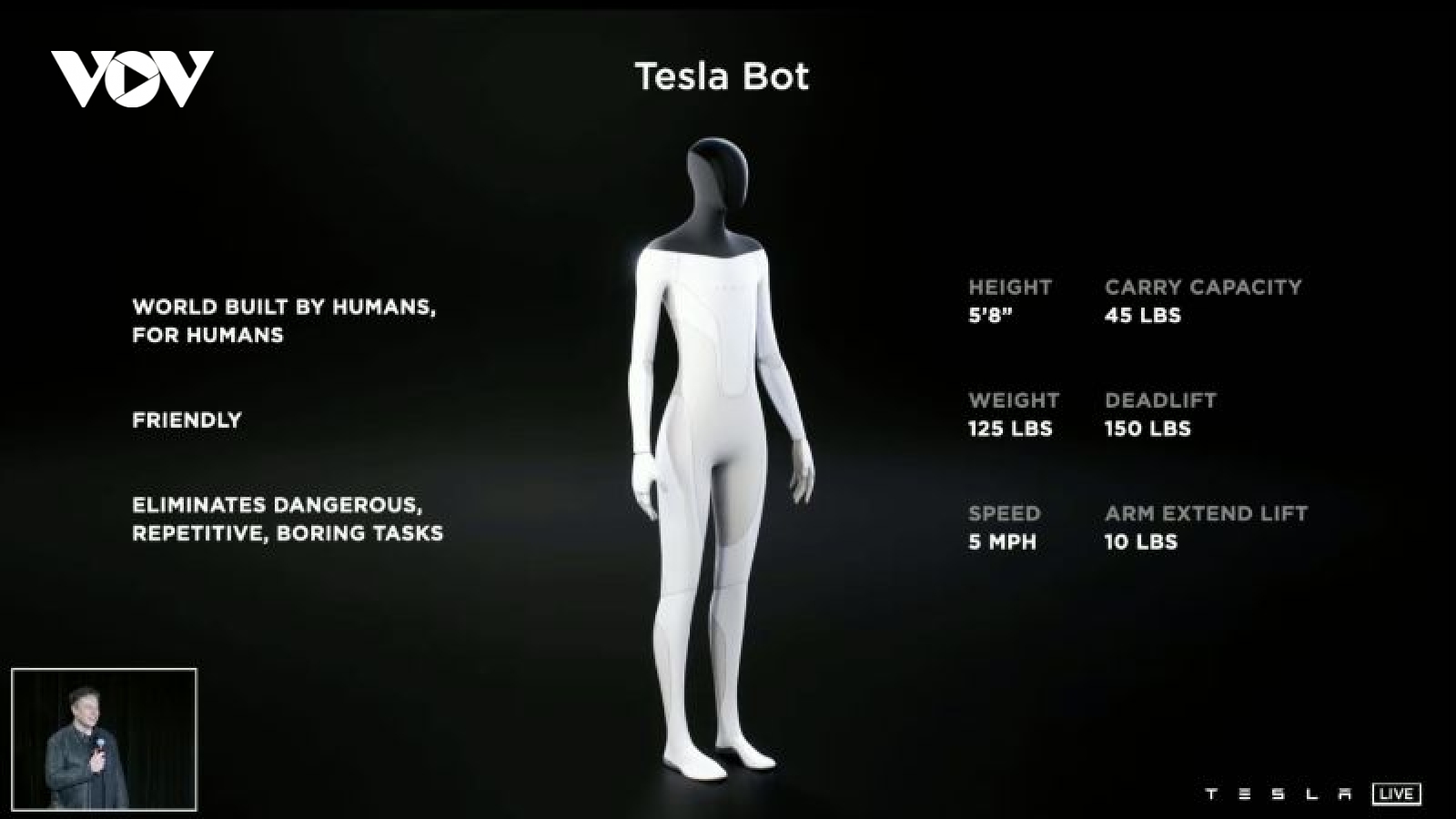 Tesla chuẩn bị ra mắt robot AI hình dạng người