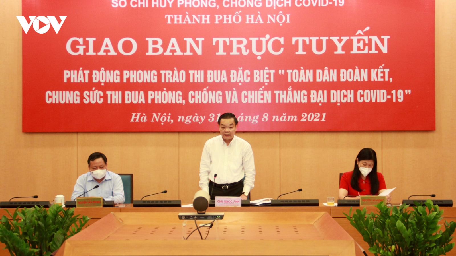 Chủ tịch Hà Nội yêu cầu truy vết thần tốc, bóc tách F0, dập tắt nhanh nhất các ổ dịch mới