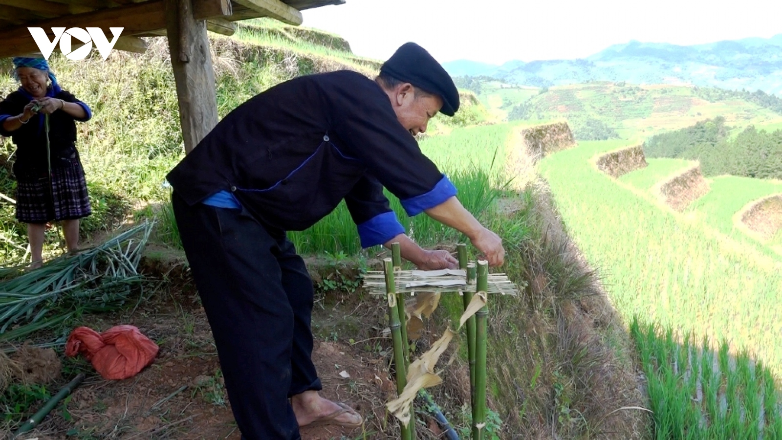 Độc đáo lễ cúng ruộng bậc thang của đồng bào Mông ở Mù Cang Chải