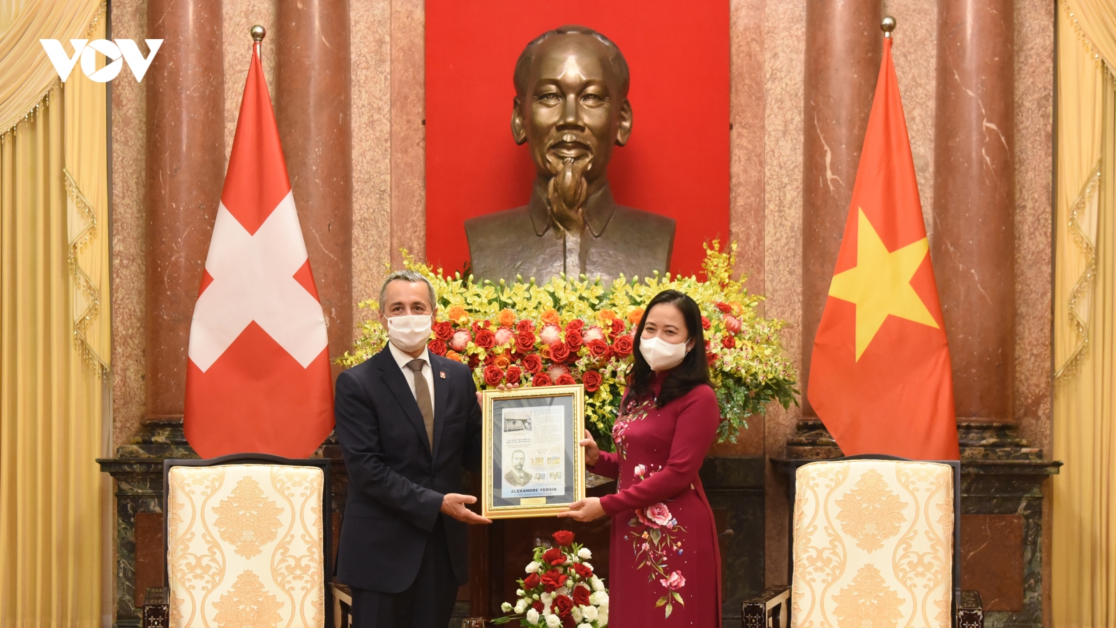 Phó Chủ tịch nước Võ Thị Ánh Xuân tiếp Phó Tổng thống Thụy Sỹ Ignazio Cassis