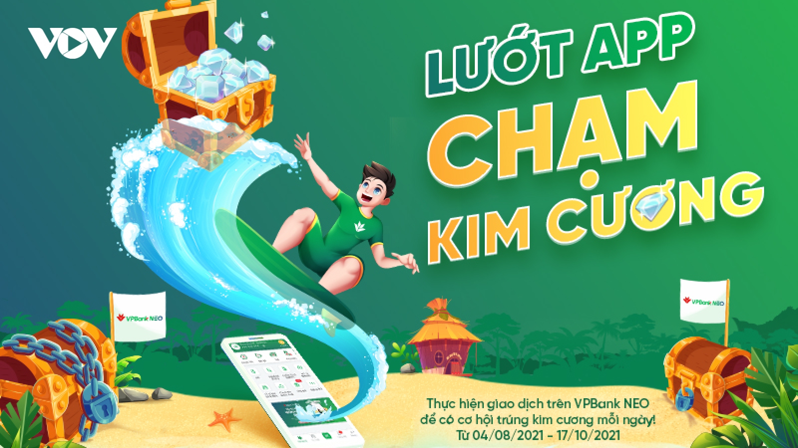 VPBank tặng bộ trang sức kim cương 100 triệu đồng cho khách hàng