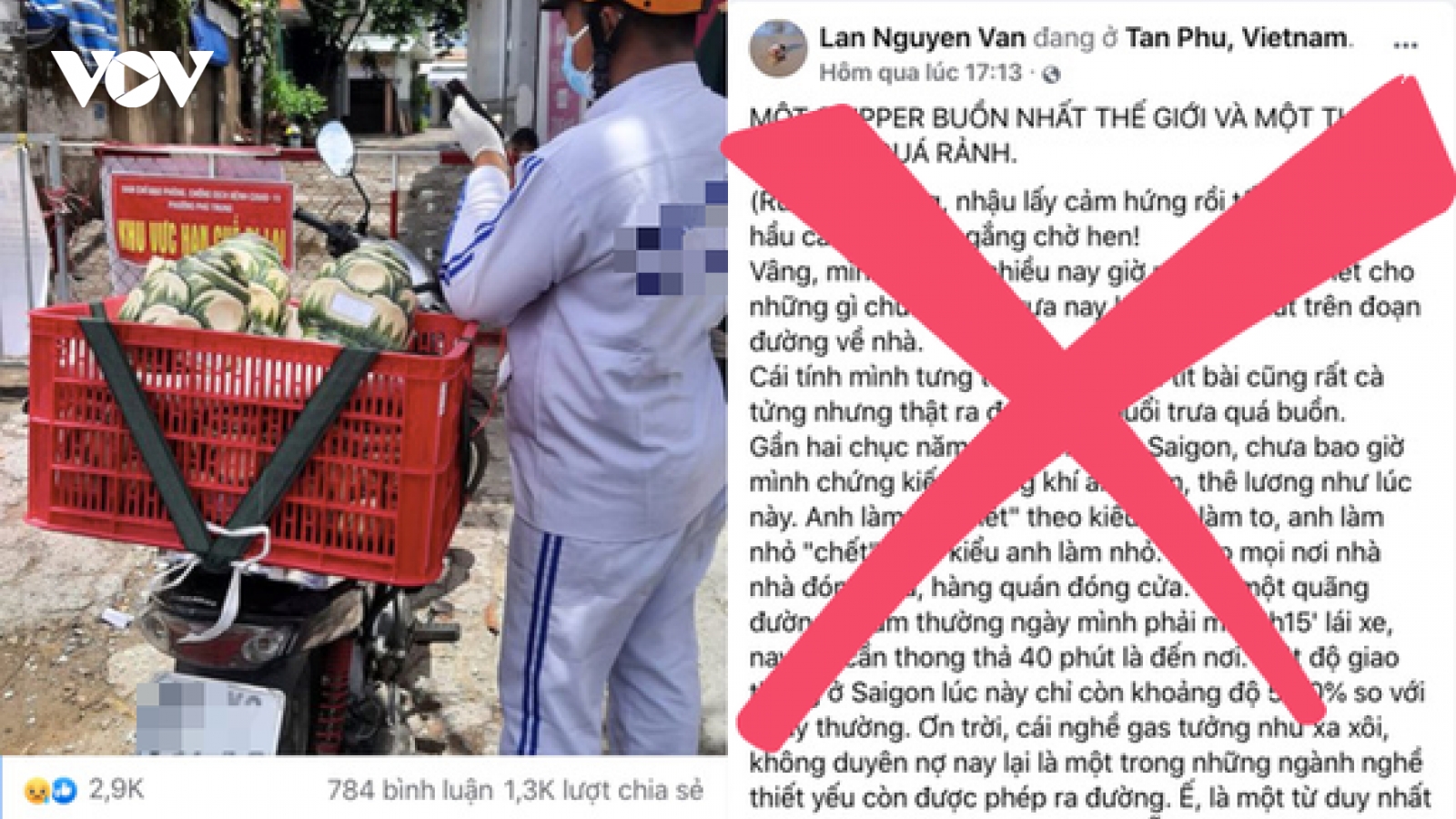 Xử phạt chủ tài khoản Facebook đăng bài viết ship tro cốt sai sự thật