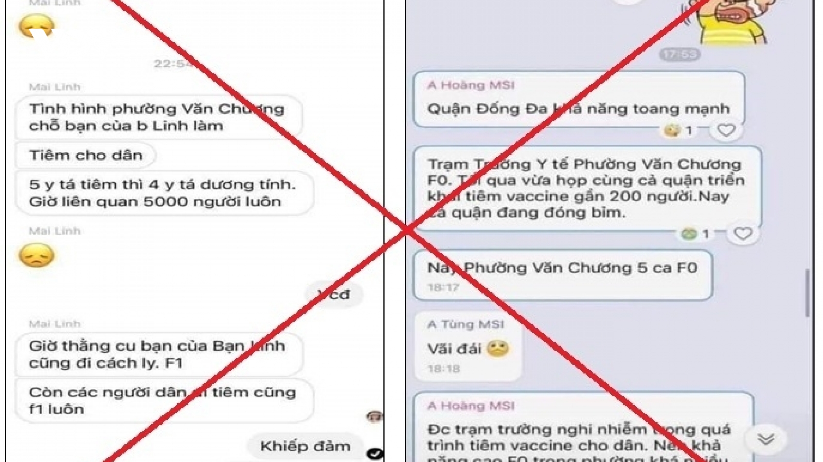 Hà Nội khẳng định 5.000 F1 ở Đống Đa liên quan đến ca dương tính Covid-19 sai sự thật