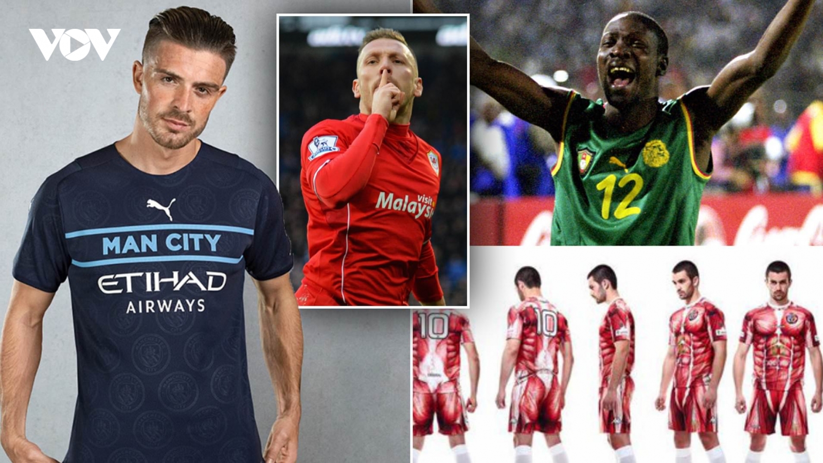 Áo đấu Man City lọt top trang phục bóng đá "khó hiểu" nhất lịch sử