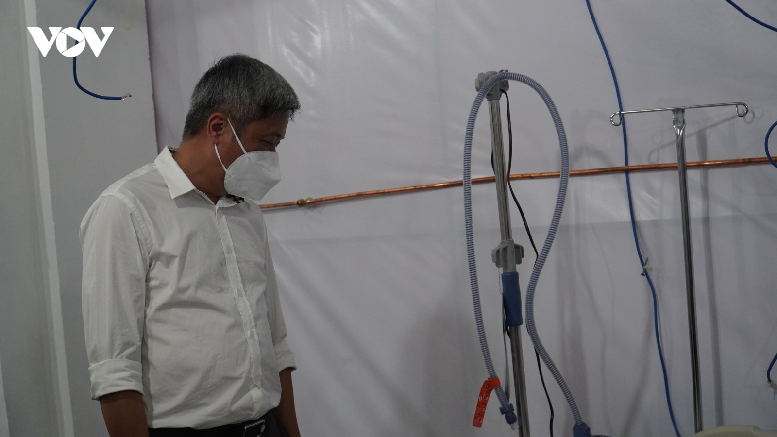 Trung tâm triển lãm hội chợ thành bệnh viện dã chiến đa tầng điều trị Covid-19