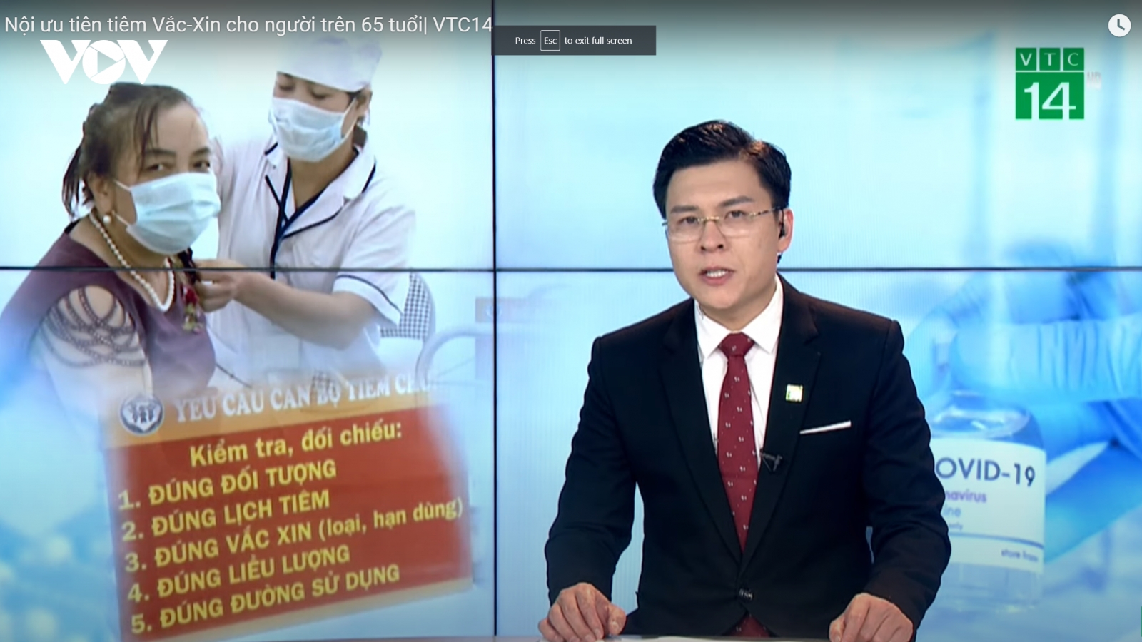 Hà Nội ưu tiên tiêm vaccine cho người trên 65 tuổi