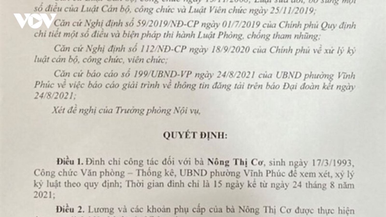Chi tiền triệu để tiêm vaccine "thần tốc" ở Hà Nội: Đình chỉ 1 cán bộ phường