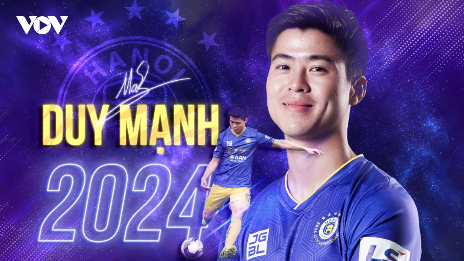 Duy Mạnh gia hạn hợp đồng với Hà Nội FC đến năm 2024