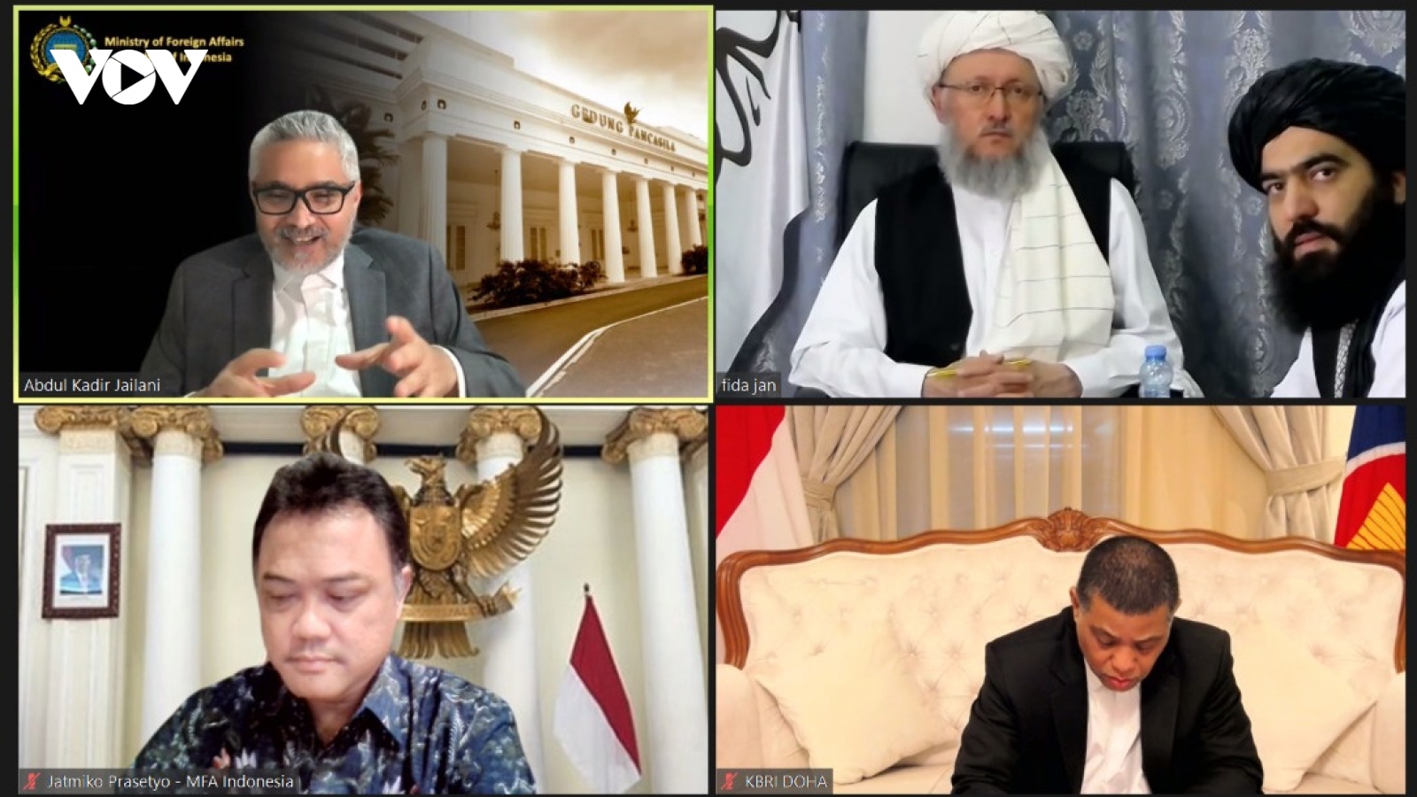 Indonesia đối thoại với thủ lĩnh Taliban, kêu gọi hòa bình ở Afghanistan