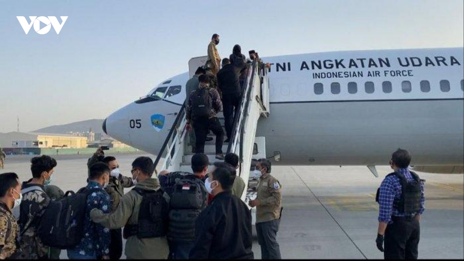 Máy bay quân sự Indonesia sơ tán công dân khỏi Afghanistan
